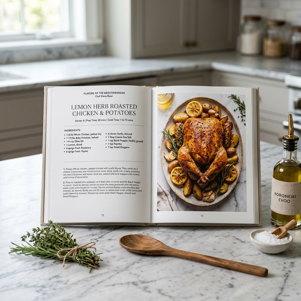 Cookbook Printing Sample UK